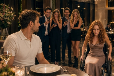 They set me up on a blind date with a woman in a wheelchair—just to test my reaction. Joke’s on them: I asked to move tables so our friends wouldn’t have front-row seats. Two years later? We bought a house together. Funny how life works when you stop performing and start showing up.