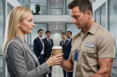**”A billionaire CEO swapped his corner office for a mop bucket. For a week, everyone ignored ‘Ed the janitor’—except one intern who offered to help. She had no idea she was talking to the most powerful man in the building. Until he stood up in the boardroom.”**