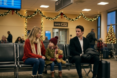 A lonely millionaire. A stranded single mom. A little girl who saw straight through him. “You look like someone who needs a family too.” .He thought he was escaping Christmas. Instead, it found him. In the best possible way. Sometimes the smallest voice changes everything.