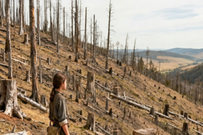 She inherited 60 acres of stumps. Everyone laughed. “Drummond’s graveyard,” they called it. She didn’t argue. She just kept planting. One seedling at a time. For 45 years. By the time the valley came begging for trees? Her forest was already standing.
