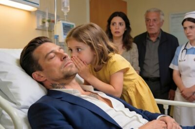 A 6-year-old girl crept into a dying mafia boss’s room at 2 AM. She whispered: “Your wife is poisoning you. I recorded everything.” The doctors froze. Then a single tear rolled down his cheek. The king woke up.