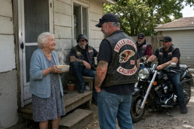 Elderly Widow Fed 30 Stranded Bikers — Next Morning 800 Hells Angels Rebuilt Her Entire House