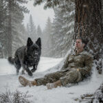 Giant Black Shepherd Saw Former Navy SEAL Near Death in the Snow—Then It Did the Impossible
