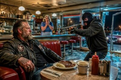Thieves Tried To Rob A Diner, Not Knowing The Hells Angels Were Inside—The Security Footage Is Wild
