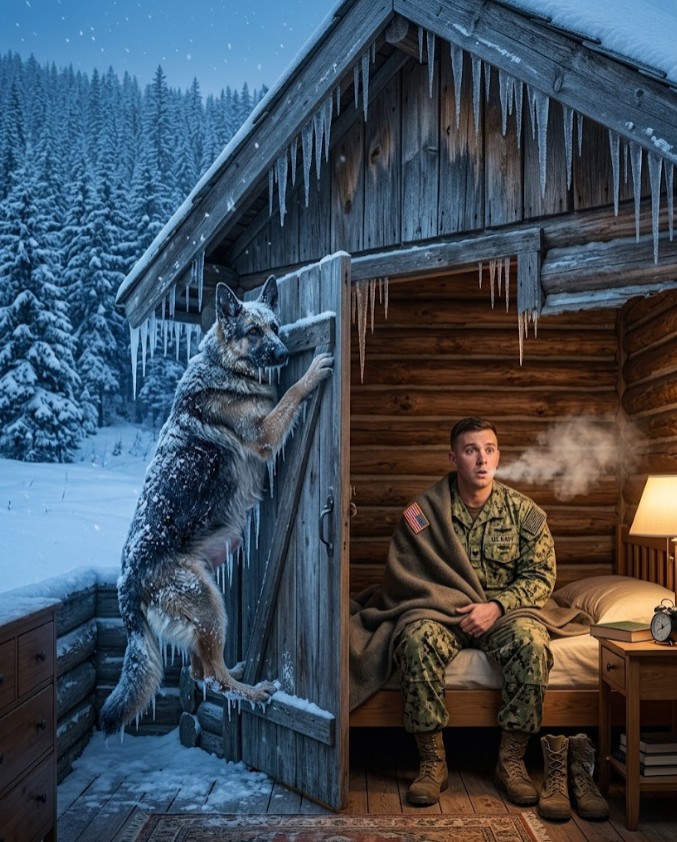 An Active-Duty Navy SEAL Found a Pregnant Dog Frozen on His Porch — What Followed Changed Everything