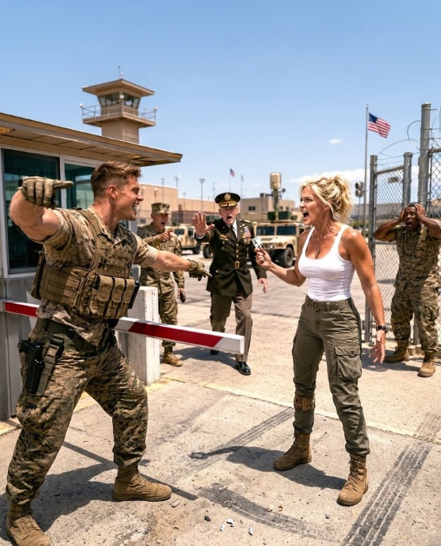 Marine Blocked A Woman At The Gate—Not Knowing She Was The General Who Built The Whole Base