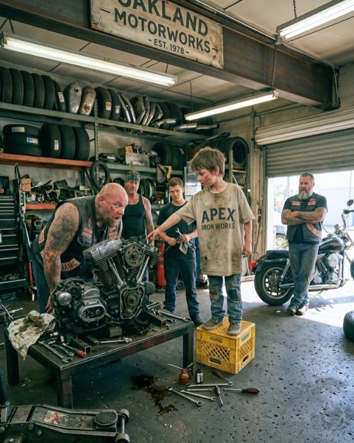 Mechanics Gave Up on a 40-Year-Old Hells Angels Bike — A 8 year old Poor Boy Said, I’ll Fix It.