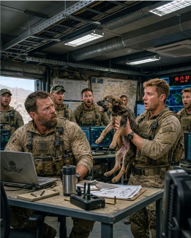 Rescued German Shepherd Pup at SEAL Base Keeps “Talking”—Try Not to Smile at His Funny Antics
