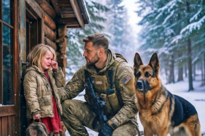 A 6-year-old girl knocked on a stranger’s door at midnight in a blizzard — barefoot, lips blue. Sir, my mom didn’t wake up. The retired Navy SEAL leaned down to check on her. That’s when he smelled it. Chloroform. On her jacket. This wasn’t a medical emergency.