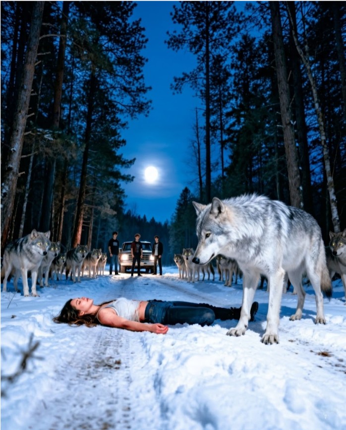 Bullies Beat The Girl Unconscious — They Didn’t Know That 47 Wolves Were Silently Watching Over Her
