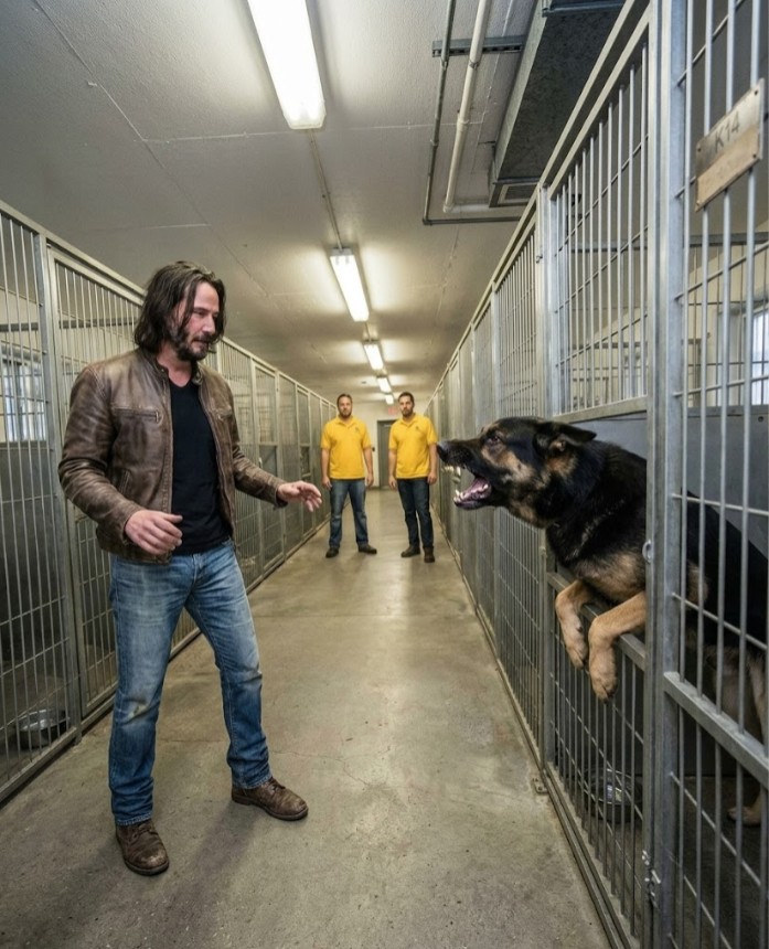 No One Could Touch This Dog for 2 Years — Until Keanu Reeves Walked In