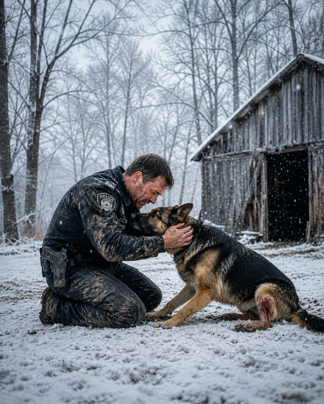 'I Thought He Was Gone Forever' — An Officer Cries When He Finds His Starving Police Dog!