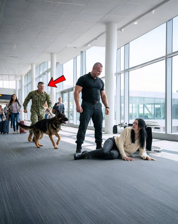 Disabled Woman Humiliated at the Airport Until a Navy SEAL and His Dog Leave Everyone Speechless