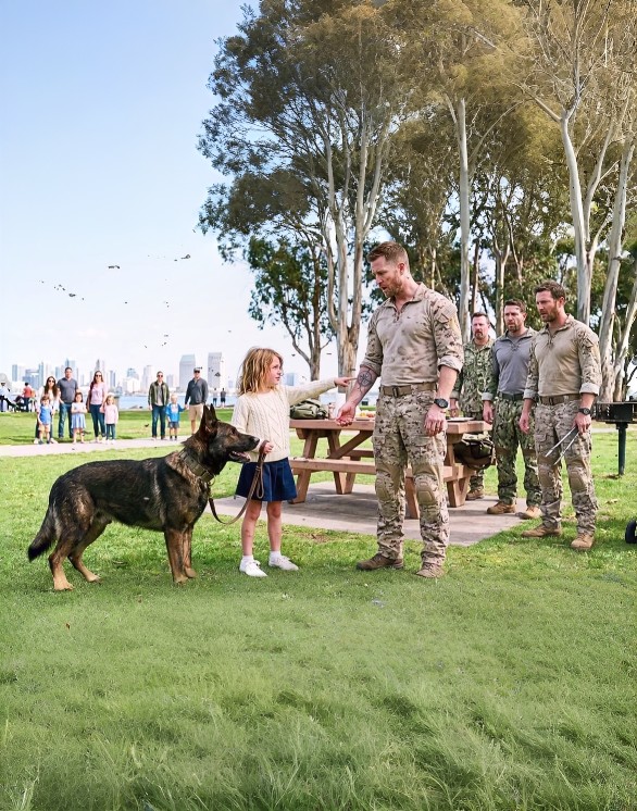 A Little Girl Whispered, ‘My Father Had That Tattoo’ — Her K9 Made 5 Navy SEALs Freeze