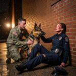 A navy seal & k9 found a female police officer beaten up on Christmas Eve — a miraculous ending.