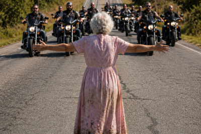 “‘Stop Right There!’ Elderly Woman Stands Firm Against Bikers — Their Response Left All Stunned”