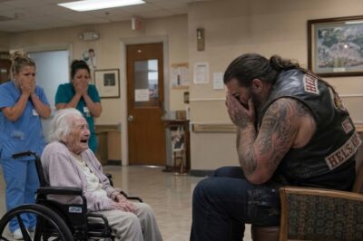 Old Woman Hadn’t Spoken in Years — But When a Hells Angel Sat Beside Her, She Said Something Nobody