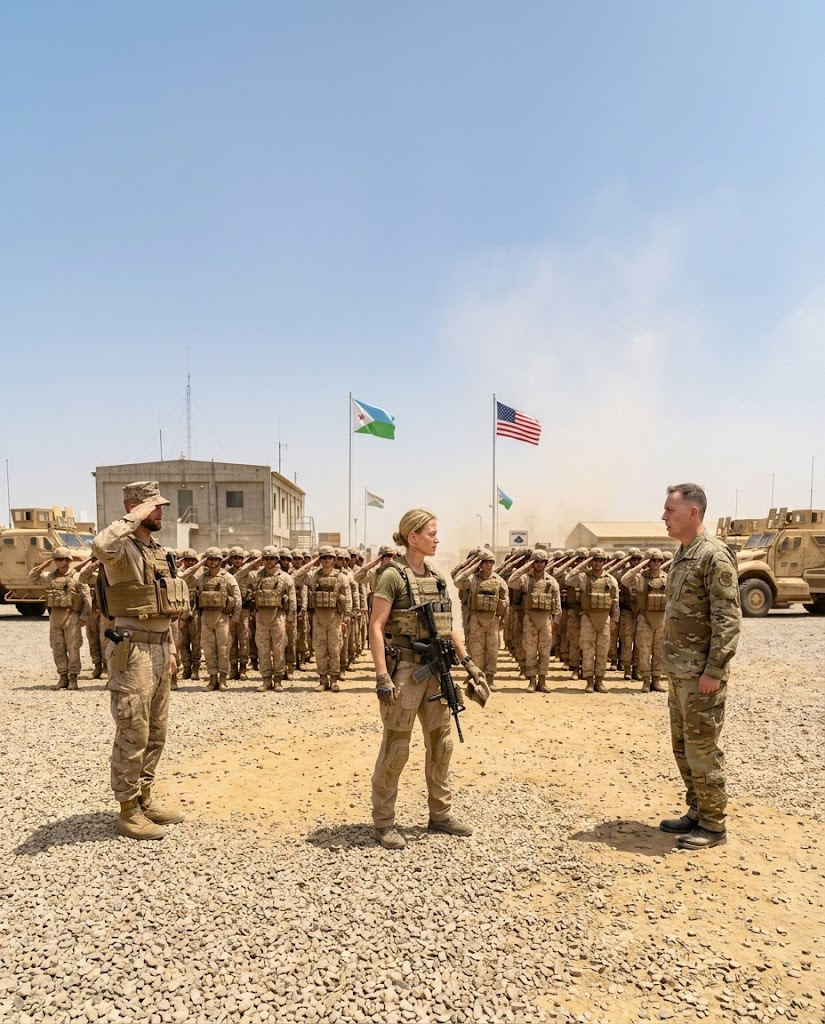 The Major Ordered Her to Clean His Boots—He Froze When 100 Elite Marines Stood at Attention for Her
