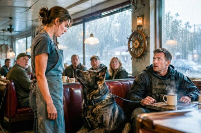 Just A Waitress, The Elite Navy SEAL Scoffed—Until His K9 Whimpered And Hid Behind My Legs