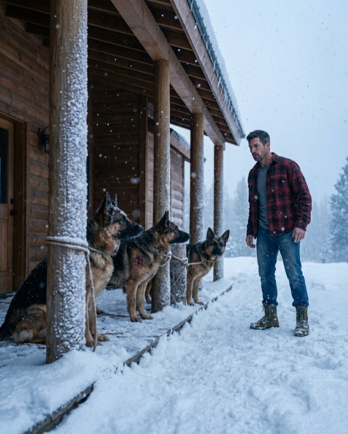 Three Abandoned K9s Left to Freeze at a Cabin — What This Marine Veteran Did Next Shocked Everyone