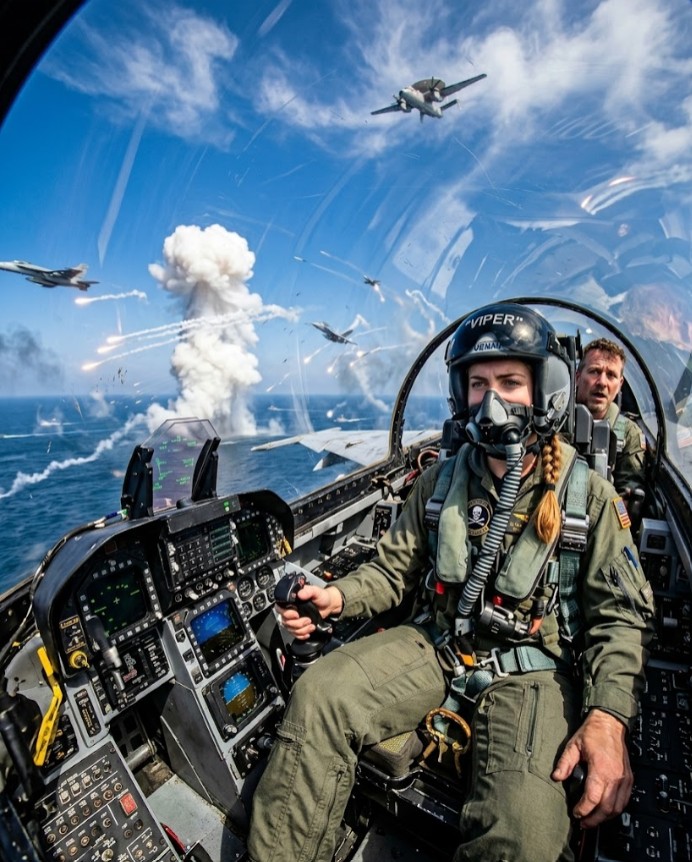 Too Young to Fly, They Scoffed — Then F-18 Pilots Called Her Commander