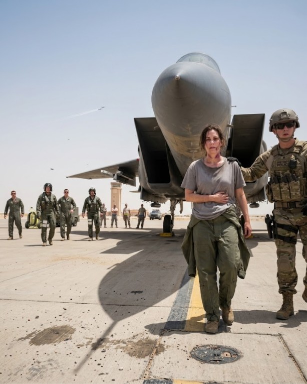 A Staff Sergeant Ordered Her Off The Flight Line—The Tower Radioed "NIGHTHAWK" And Pilots Stood
