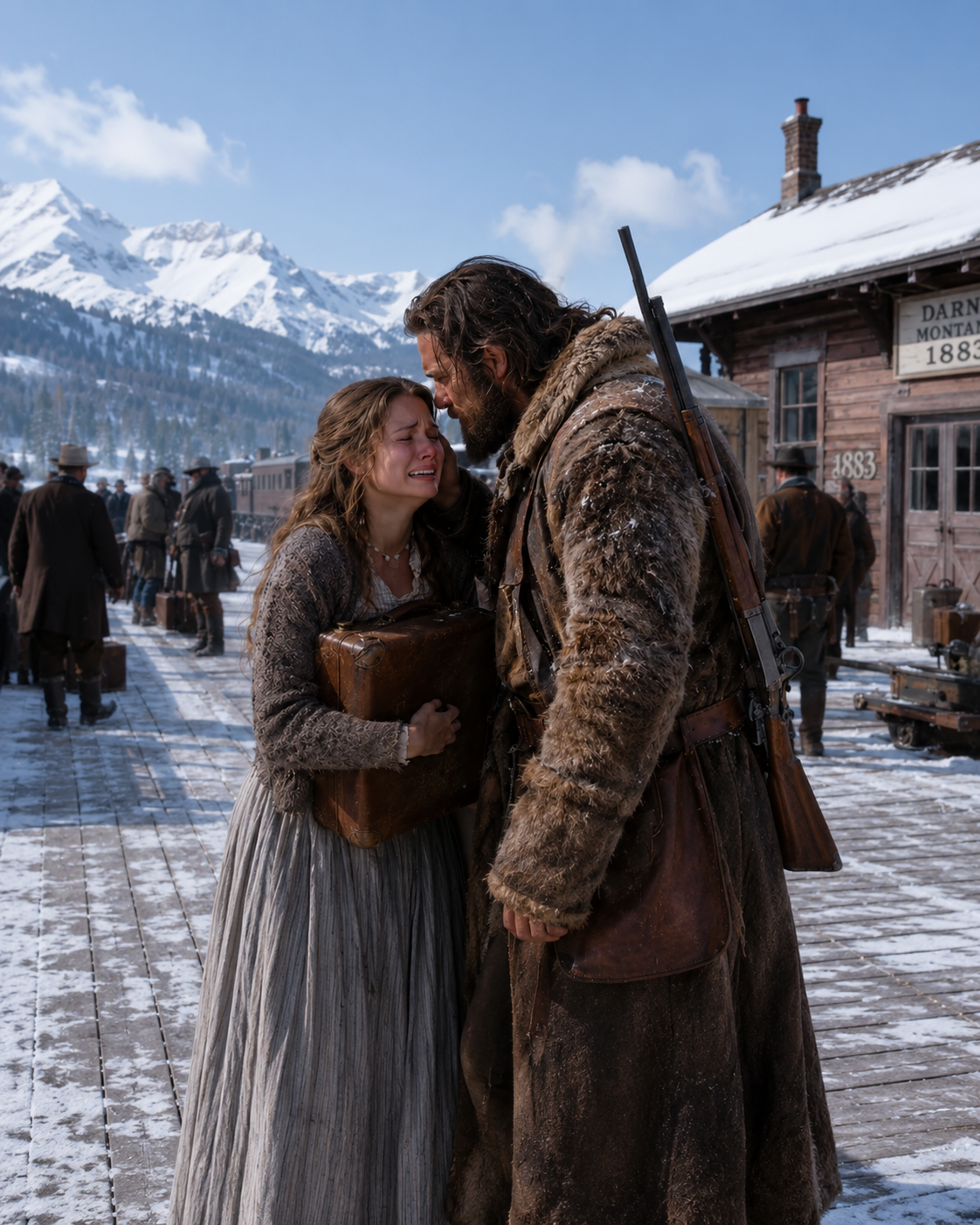 Mail-Order Bride Arrived Crying — The Mountain Man Whispered, 'You Don’t Have To Pretend'… And She..