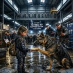 SEAL’s Orphan Daughter Entered Retired K9 Auction Alone—Dogs FROZE When She Sang His Unit's Cadence