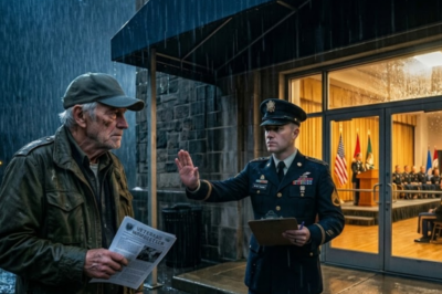 The Army spent 3 years searching for him. He walked 4 miles in the rain to the ceremony — and was turned away at the gate. So he stood outside in the rain, watching through the window. Then a Colonel looked up from the podium, found that window, and said his name out loud.