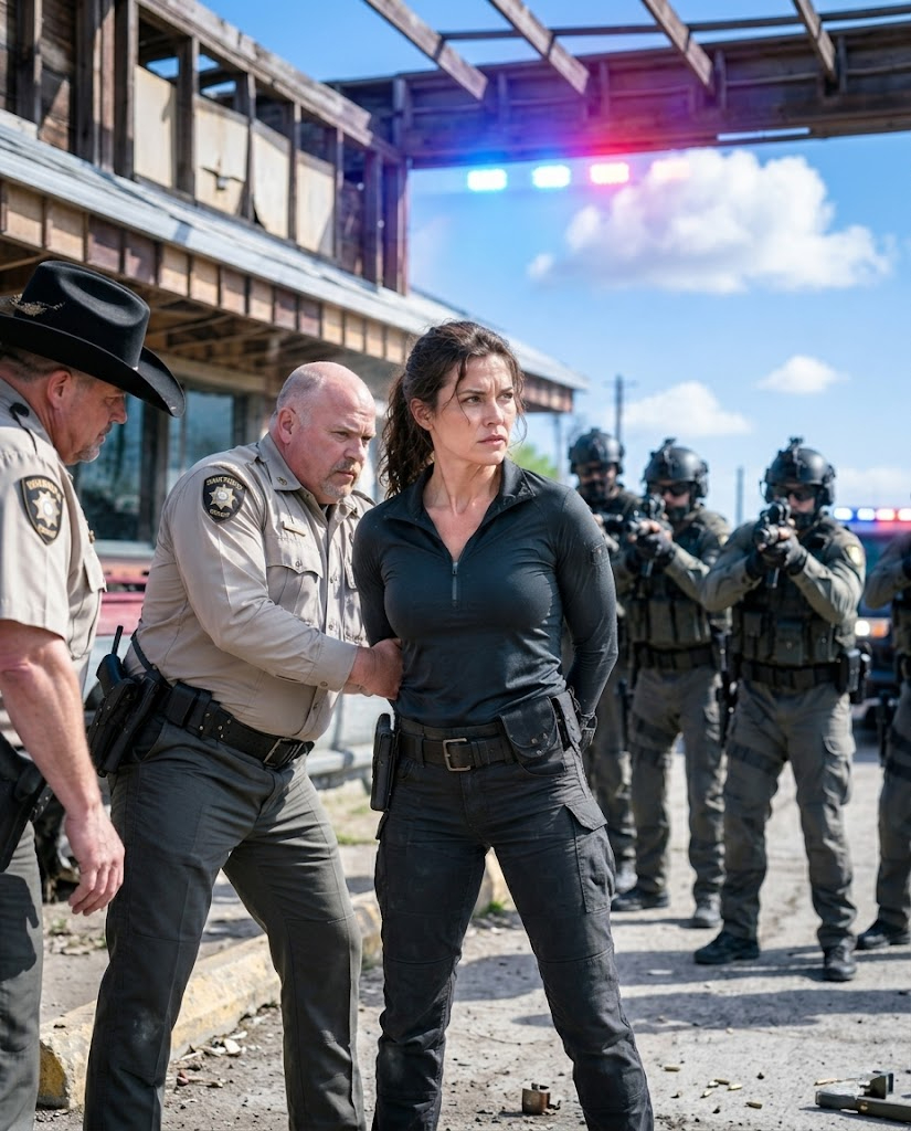 She Said Nothing While They Arrested Her — Until the Sniper Unit Arrived and Everyone Panicked