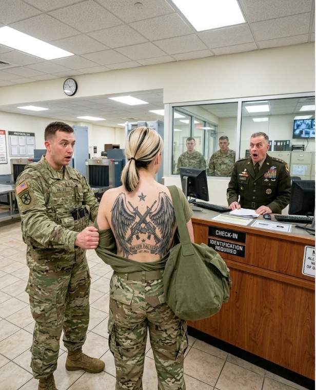 'Got The Balls To Strip A Navy SEAL?' They Forced A Search—Then Froze At Her Tattoo