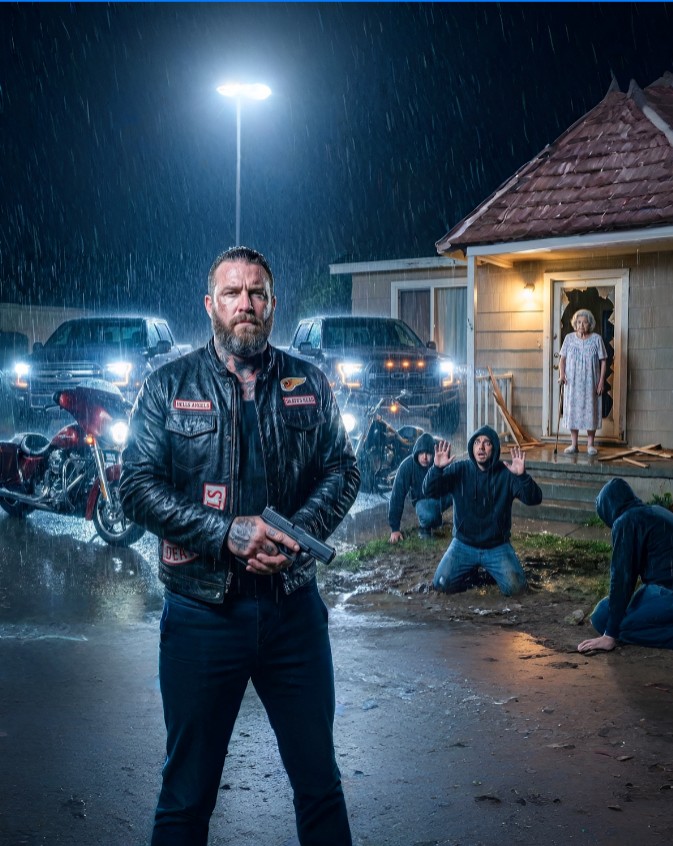 Thugs Broke Into the Wrong House — They Didn't Know the Old Lady's Son Was a Hells Angel