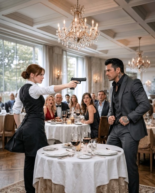 -Shout At Me Again And You’re Done,- A Poor Waitress Warned The Mafia Boss—his Response Shocked All