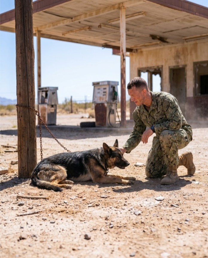 This Navy SEAL Found an Abandoned Dog at Gas Station... What He Discovered Next Changed His Life