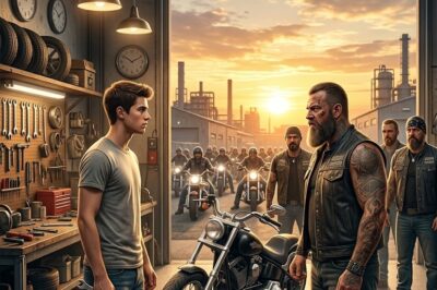 Teen Mechanic Took Apart a Biker’s Bike No One Fix—That Evening, 275 Hells Angels Blocked Every Exit