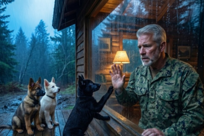 He rescued the puppies to save them. But that blizzard night? They saved him instead. Retired Navy SEAL wanted silence. God gave him 3 German Shepherds — and a miracle he never saw coming.