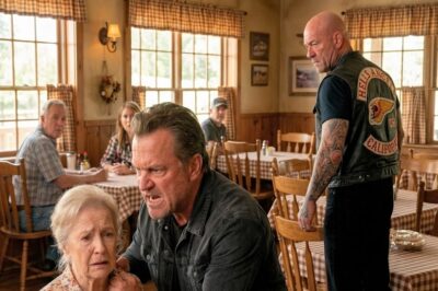 Bruised Old Lady Was Dragged From the Diner — Until a Lone Hells Angels Biker Stood Up