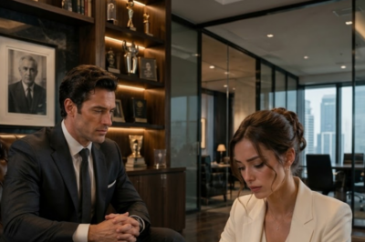 She signed divorce papers in tears while her husband rushed off to a model. Five years later? She walked back in as a billionaire’s wife—with his triplets. Karma didn’t just knock. It rebuilt her an empire.