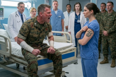 She wanted to transfer him. He demanded a real Marine. Then she rolled up her sleeve. Turns out, the civilian nurse he was yelling at? She was the combat medic who held his dying Marine’s hand in Sangin.