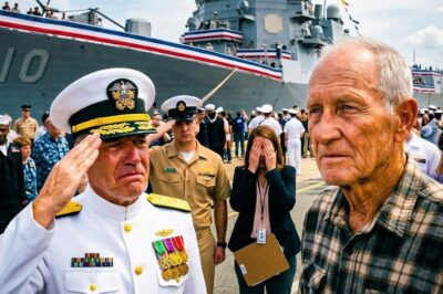 Nobody Noticed the Old Farmer at the Back — Then the SEAL Admiral Said His Call Sign and He Stood Up