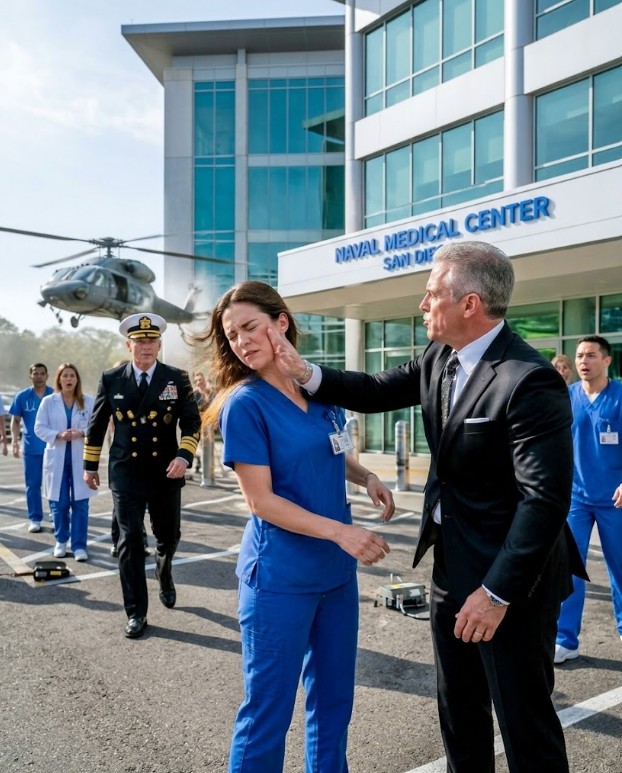 'Get Out, B*tch.' The Hospital CEO Slapped Her | Then a Navy Helicopter Landed Outside