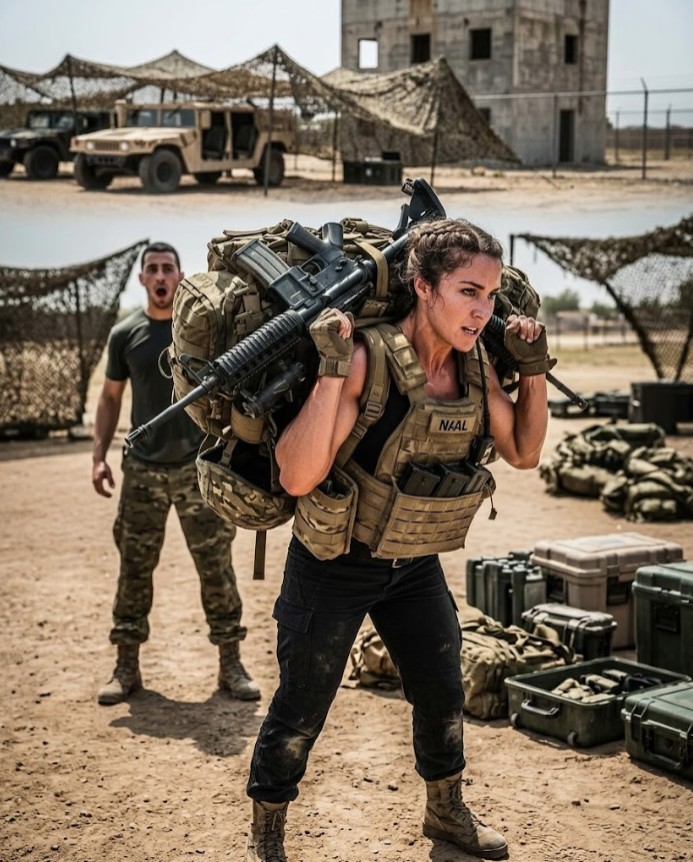 He Challenged Her Strength — Then She Lifted the Gear Only SEALs Can Carry