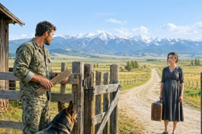 She showed up at his gate, pregnant and alone. He was a retired Navy SEAL who trusted no one. He almost said no. Then a cry changed everything.