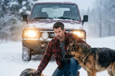 A veteran who left a brother behind. A K9 who ran until his heart gave out. One cry in a blizzard changed everything. Titan didn’t make it. But Echo refused to leave him. And Gabriel? He finally stayed.