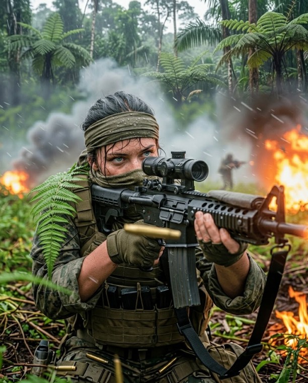 'Help Us!' SEALs Cried — Then She Appeared From Nowhere and Dropped 25 Enemies with Her Sniper Rifle