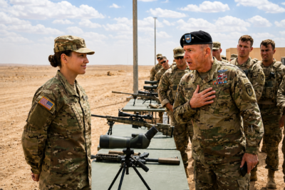 The General Walked Past Her Rifle — Then a Classified Emblem Stopped Him | BEST ARMY STORY
