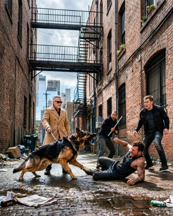 Thugs Messed With A Blind Man's Dog, Unaware He Was A Former Navy SEAL With A Lethal K9