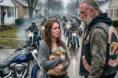 Young Lady Sells Her Father’s Harley to Save Her Mom — THEN 200 HELLS ANGELS SHOW UP