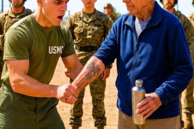 Just a Quiet Old Man at the US Marines Training Camp — Until a Recruit Spotted His Tattoo and Froze