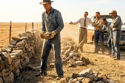 Every Farmer Threw Away the Rocks — He Built a Wall That Stopped the Wind and Doubled His Yield